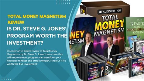 Total Money Magnetism by Dr. Steve G. Jones Download.